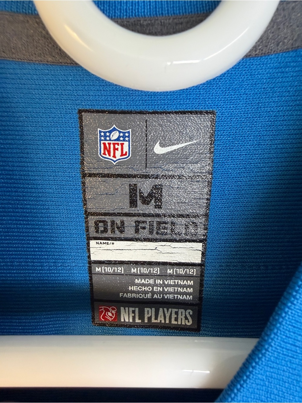 Detroit Lions Jared Goff #16 Nike Youth M 10/12 NFL Football Jersey Blue - Picture 4 of 16